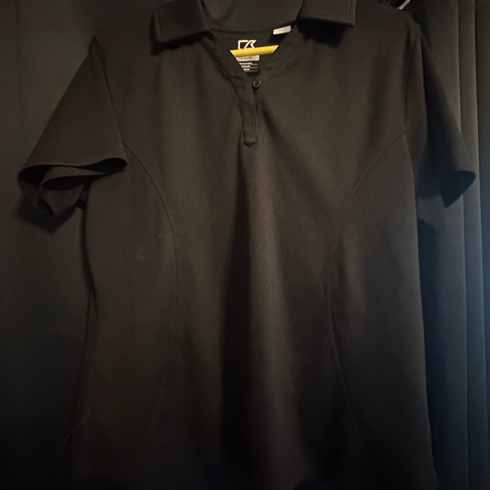 Cutter & Buck Black Polo Shirt Casual Style